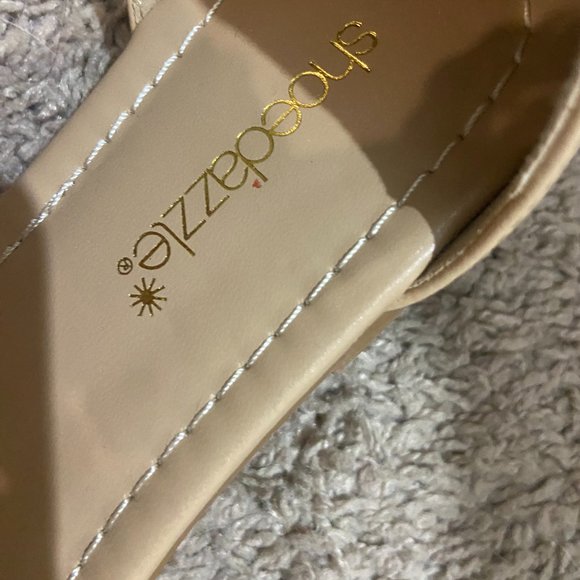 bejeweled nude gladiator sandals - Picture 6 of 7